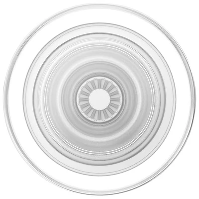 Prise ronde PopGrip MagSafe avec anneau adaptateur - Transparent