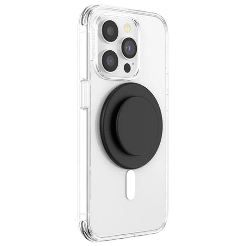 Prise extensible avec support universel MagSafe PopGrip de PopSockets pour téléphone cellulaire - Noir