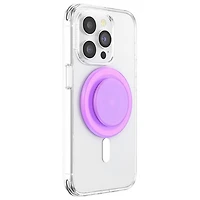 Prise extensible avec support universel MagSafe PopGrip de PopSockets pour téléphone cellulaire - Rose opalescent