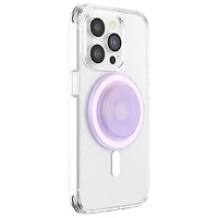 Prise ronde PopGrip MagSafe avec anneau adaptateur - Transparent opalescent