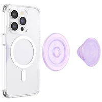 Prise ronde PopGrip MagSafe avec anneau adaptateur - Transparent opalescent