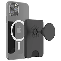 PopSockets MagSafe PopWallet+ (Plus) Universal Cell Phone Expanding Grip & Stand - Black