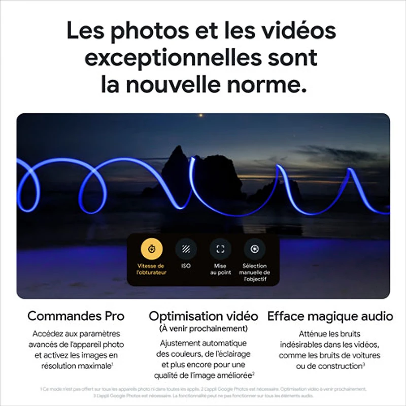 Pixel 8 Pro de 128 Go de Google avec Freedom Mobile - Porcelaine - Paiement Balance mensuel
