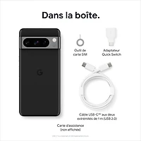 Pixel 8 Pro de 256 Go de Google avec Koodo - Noir volcanique - Forfait Balance sélectionné
