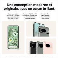 Pixel 8 de 256 Go de Google avec Freedom Mobile - Rose - Paiement Balance mensuel