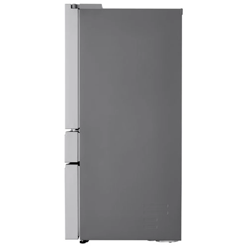 Réfrigérateur à deux portes de 28,6 pi³ et 36 po avec distributeur d'eau et de glaçons de LG (LF29S8330S) - Inox résistant aux taches