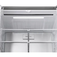 Réfrigérateur à deux portes de 28,6 pi³ et 36 po avec distributeur d'eau et de glaçons de LG (LF29S8330S) - Inox résistant aux taches