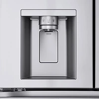 Réfrigérateur à deux portes de 28,6 pi³ et 36 po avec distributeur d'eau et de glaçons de LG (LF29S8330S) - Inox résistant aux taches