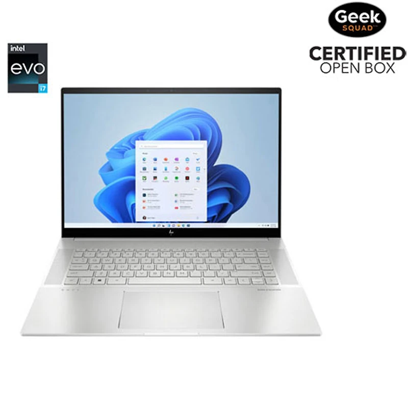 Boîte ouverte - Portable de 16 po Envy Creator de HP - Argenté naturel (Evo i7-13700H d'Intel/SSD 1 To/RAM 16 Go/Arc A370M)