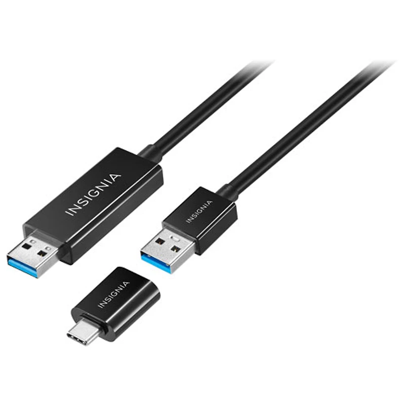 Câble USB-C vers C 3.0 de 1,83 m (6 pi) d'Insignia avec adaptateur USB-C (NS-PCK336C-C)