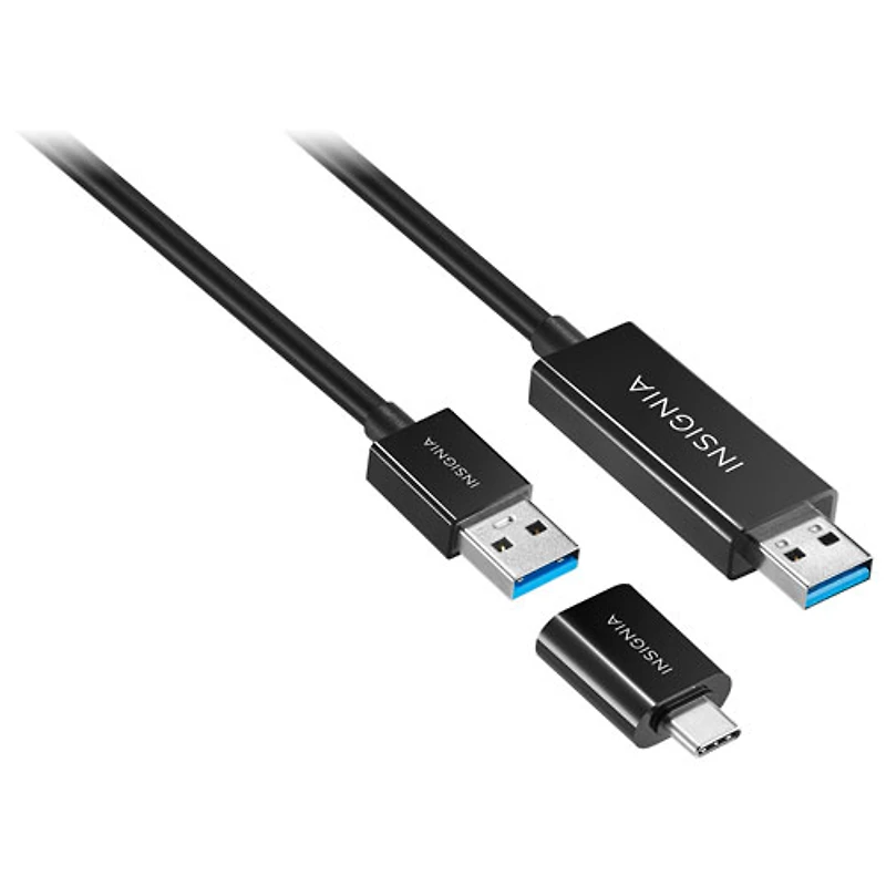 Câble USB-C vers C 3.0 de 1,83 m (6 pi) d'Insignia avec adaptateur USB-C (NS-PCK336C-C)