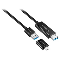 Câble USB-C vers C 3.0 de 1,83 m (6 pi) d'Insignia avec adaptateur USB-C (NS-PCK336C-C)