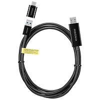 Câble USB-C vers C 3.0 de 1,83 m (6 pi) d'Insignia avec adaptateur USB-C (NS-PCK336C-C)