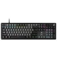 Clavier de jeu mécanique rétroéclairé à touches mécaniques linéaires Red K70 CORE de Corsair - Gris - Exclusivité Best Buy