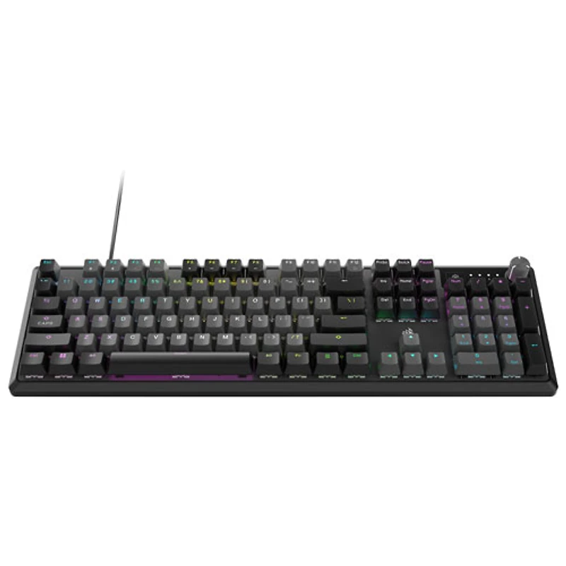 Clavier de jeu mécanique rétroéclairé à touches mécaniques linéaires Red K70 CORE de Corsair - Gris - Exclusivité Best Buy