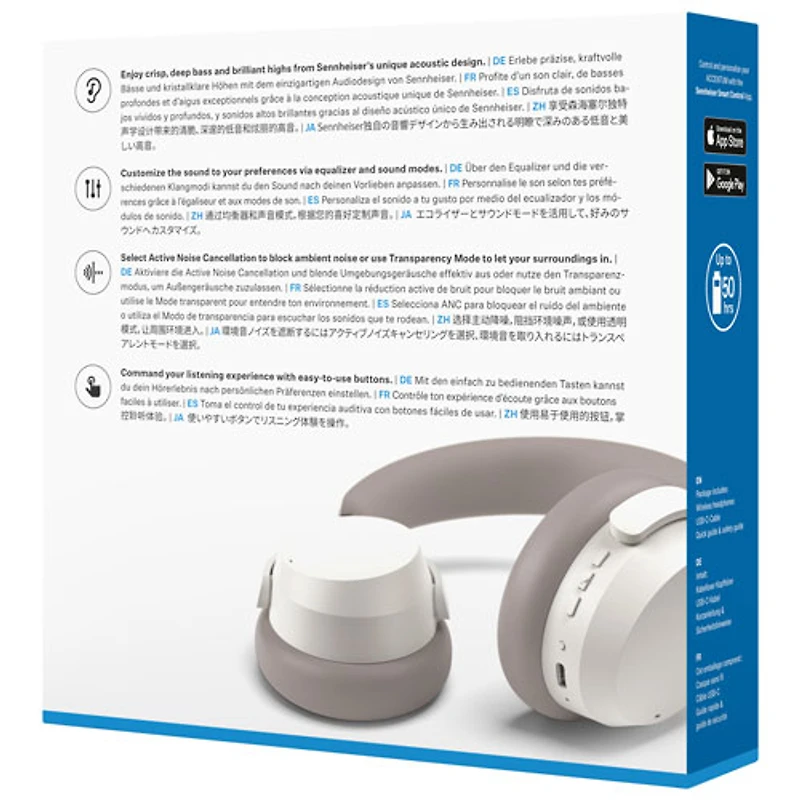 Casque d'écoute sans fil à suppression du bruit ACCENTUM de Sennheiser