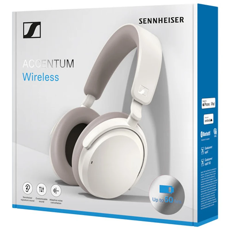 Casque d'écoute sans fil à suppression du bruit ACCENTUM de Sennheiser