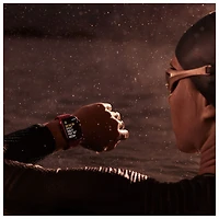 Apple Watch Series 9 (GPS + Cellular) avec boîtier de mm en aluminium minuit et bracelet sport minuit par Rogers - Petit/Moyen
