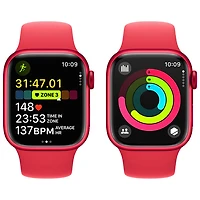 Rogers Apple Watch Series 9 (GPS + Cellular) 41mm (PRODUCT)RED Aluminum Case w/ (PRODUCT)RED Sport Band - /M