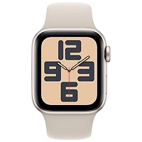 Apple Watch SE (GPS + Cellular) avec boîtier de mm en aluminium comète et bracelet sport comète par TELUS - Petit/Moyen