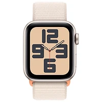 Apple Watch SE (GPS + Cellular) avec boîtier de mm en aluminium comète et bracelet sport comète par TELUS