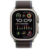Rogers Apple Watch Ultra 2 (GPS + Cellular) 49mm Titanium Case w/Blue Black Trail Loop - M