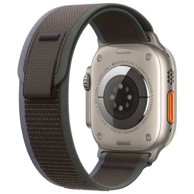 Rogers Apple Watch Ultra 2 (GPS + Cellular) 49mm Titanium Case w/Blue Black Trail Loop - M