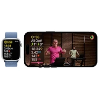 Apple Watch SE (GPS + Cellular) avec boîtier de 44 mm en aluminium comète et bracelet sport comète par Rogers - Financement mensuel