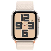Apple Watch SE (GPS + Cellular) avec boîtier de 44 mm en aluminium comète et bracelet sport comète par TELUS - Financement mensuel