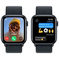 Apple Watch SE (GPS + Cellular) avec boîtier de 44 mm en aluminium minuit et bracelet sport minuit par Rogers - Financement mensuel
