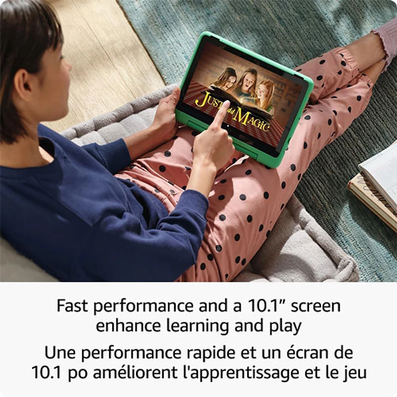 Amazon Fire HD 10 Kids Pro (2023) 10.1" 32GB FireOS Tablet with Kid-Proof Case - Happy Day