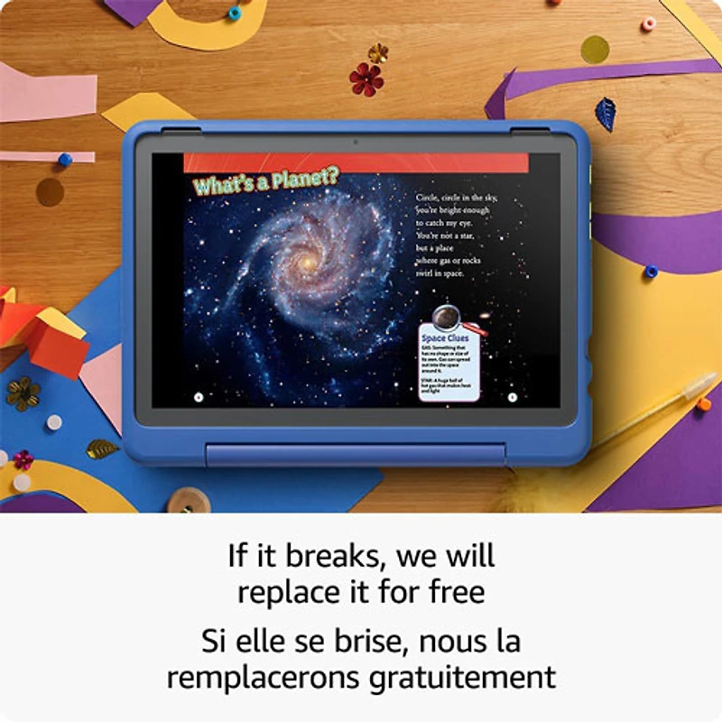 Amazon Fire HD 10 Kids Pro (2023) 10.1" 32GB FireOS Tablet with Kid-Proof Case - Happy Day