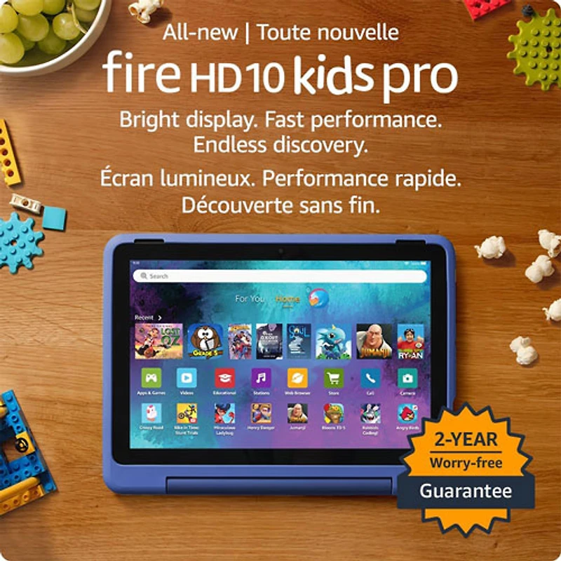 Amazon Fire HD 10 Kids Pro (2023) 10.1" 32GB FireOS Tablet with Kid-Proof Case - Nebula
