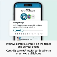 Tablette 10,1 po 32 Go FireOS Fire HD 10 Kids Pro (2023) d'Amazon avec étui à l'épreuve des enfants - Menthe