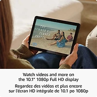 Tablette 10,1 po 32 Go FireOS Fire HD 10 (2023) d'Amazon avec processeur MT8186A - Lilas