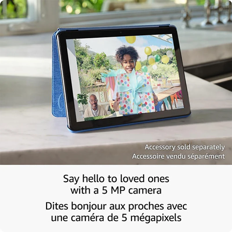 Tablette 10,1 po 32 Go FireOS Fire HD 10 (2023) d'Amazon avec processeur MT8186A - Lilas