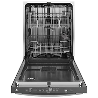 Lave-vaisselle encastrable 24 po 45 dB avec troisième panier de GE (GDT670SYVFS) - Acier inoxydable