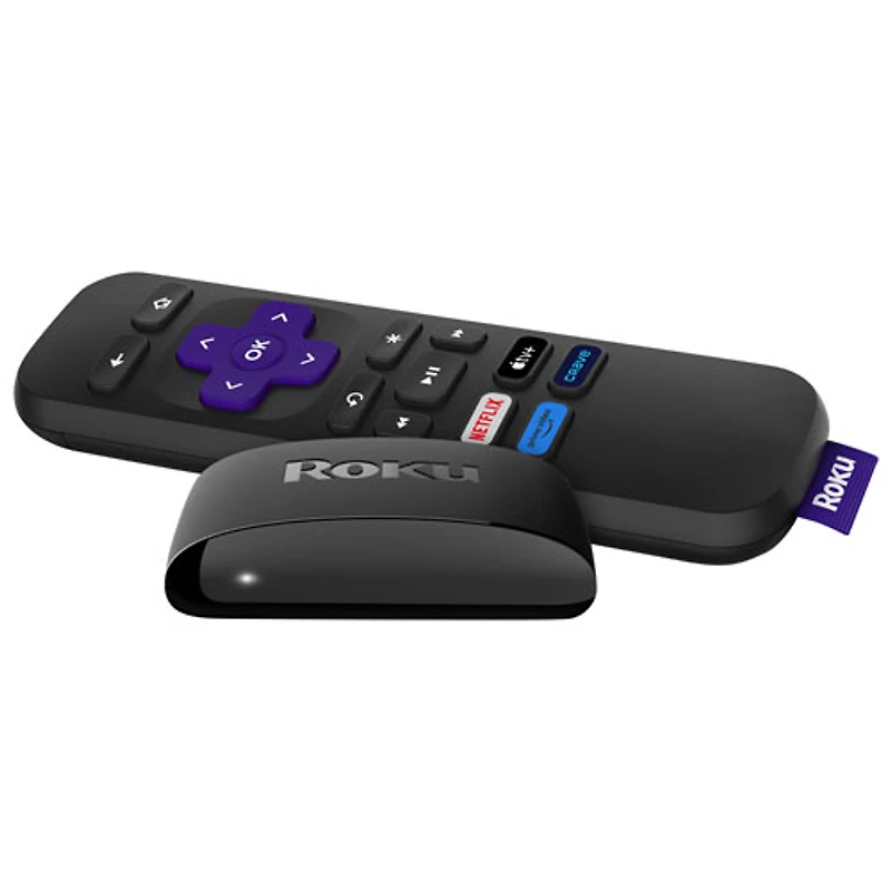 Lecteur de diffusion continue Express HD de Roku (2023) avec câble HDMI haute vitesse et télécommande simple (aucune commande de téléviseur)