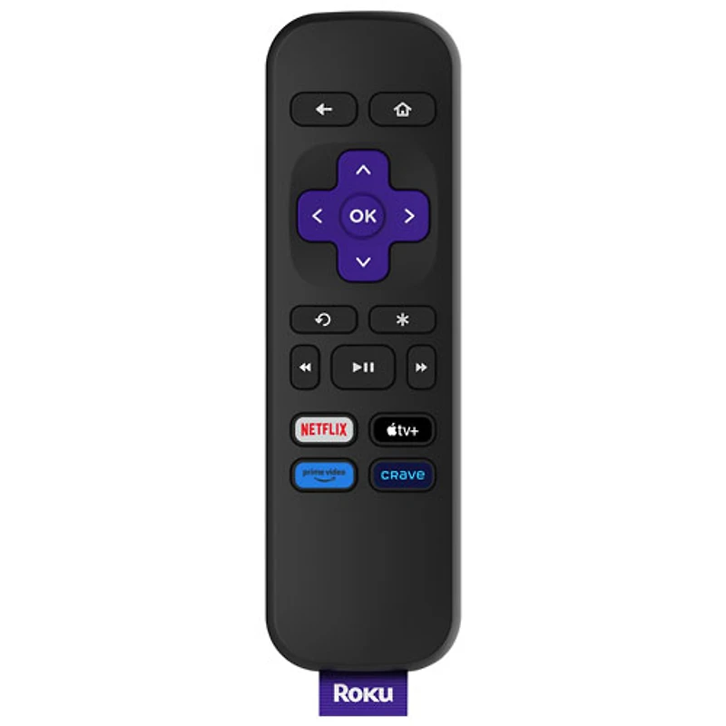 Lecteur de diffusion continue Express HD de Roku (2023) avec câble HDMI haute vitesse et télécommande simple (aucune commande de téléviseur)