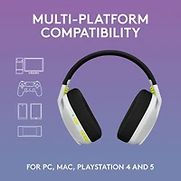 Ensemble avec casque d'écoute sans fil G435 SE de Logitech et souris de jeu G305 SE