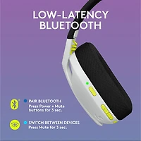 Ensemble avec casque d'écoute sans fil G435 SE de Logitech et souris de jeu G305 SE