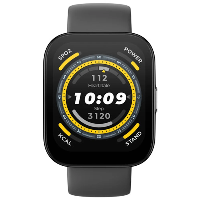 Montre GPS Bip 5 d'Amazfit avec moniteur de fréquence cardiaque - Noir