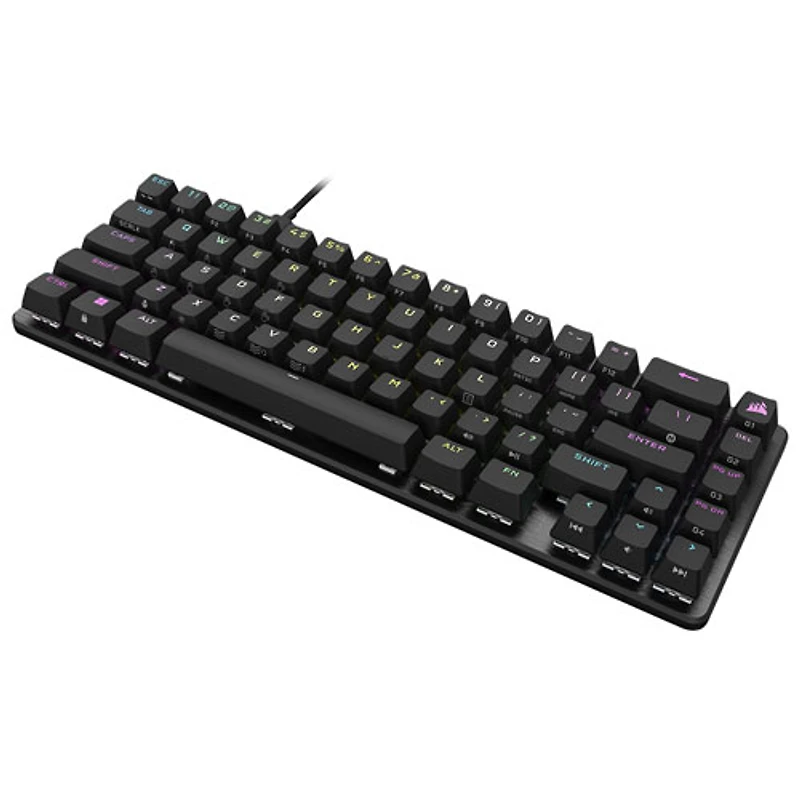 Clavier de jeu mécanique rétroéclairé à touches optiques RVB OPX K65 Pro Mini 65 % de Corsair