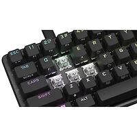 Clavier de jeu mécanique rétroéclairé à touches optiques RVB OPX K65 Pro Mini 65 % de Corsair