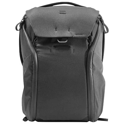 Sac à dos en nylon et polyester Everyday Backpack v2 de Peak Design pour appareil photo reflex numérique (BEDB-30-BK-2) - Noir