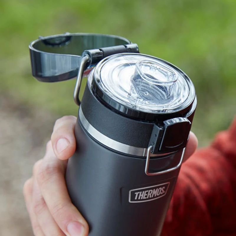 Tasse de voyage en acier inoxydable de 710 ml (24 oz) de Thermos - Noir