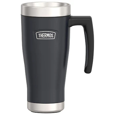 Tasse de voyage en acier inoxydable de 470 ml (15,89 oz) de Thermos - Noir