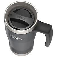 Tasse de voyage en acier inoxydable de 470 ml (15,89 oz) de Thermos - Noir