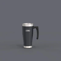 Tasse de voyage en acier inoxydable de 470 ml (15,89 oz) de Thermos - Noir