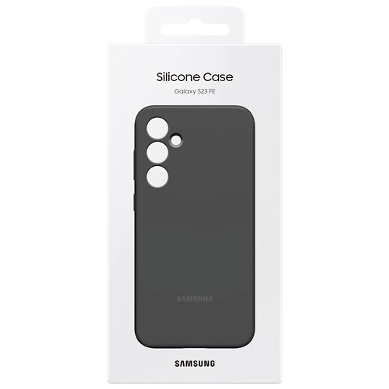 Samsung Silicone Fitted Soft Shell Case for Galaxy S23FE - Graphite